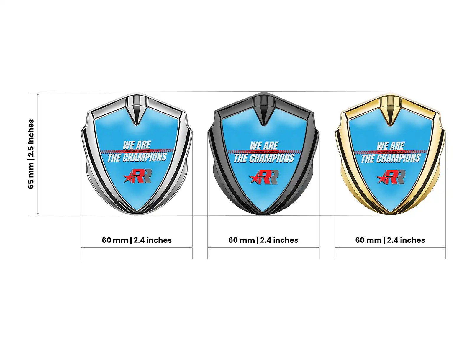 3d Emblem Badge Force Design High-Quality